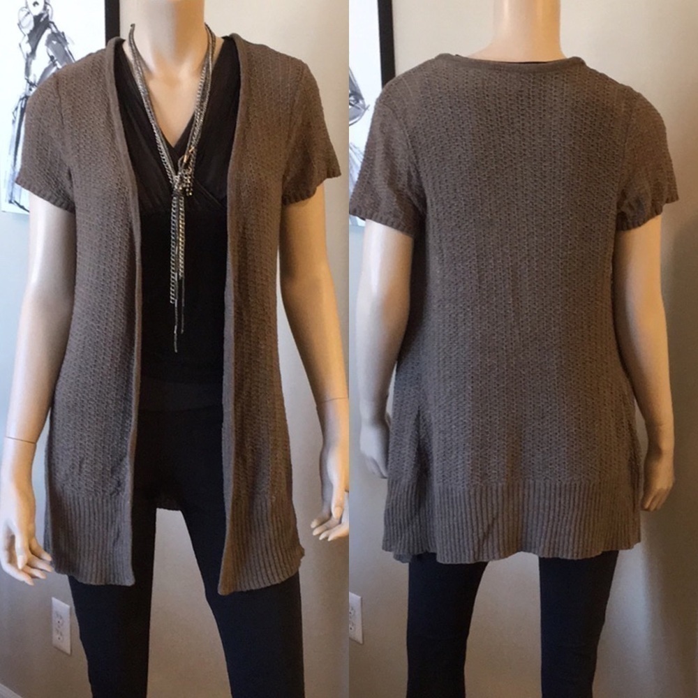 Fenn Wright Manson Open Front Green Cardigan. Siz… - image 1